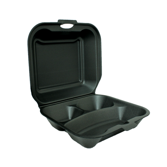 BANDEJA 8X8 NEGRA PLA C/D 2/100P
