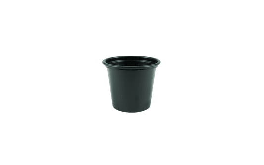 ENVASES SOUFFLE 1 OZ PLA COLOR NEGRO (S100)