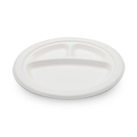 PLATO REDONDO DE BAGAZO 9"" C/DIV. THINK. 4/125P