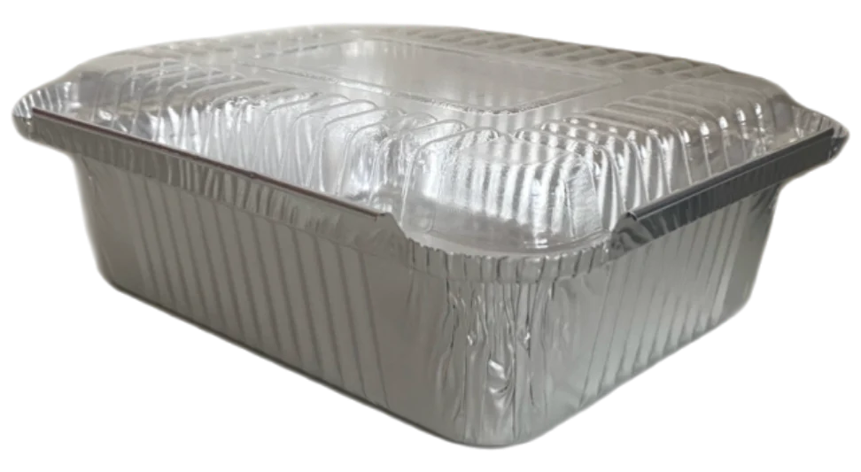 BANDEJA DE ALUMINIO RECT. RE165 1.5LB 8/125P