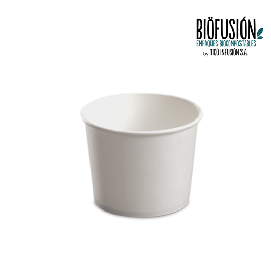 ENVASE BLANCO BIO 8OZ THINK. 20/25P