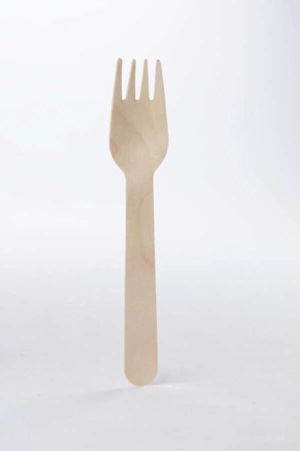 TENEDOR DE MADERA 16CM THINK. 50/100P